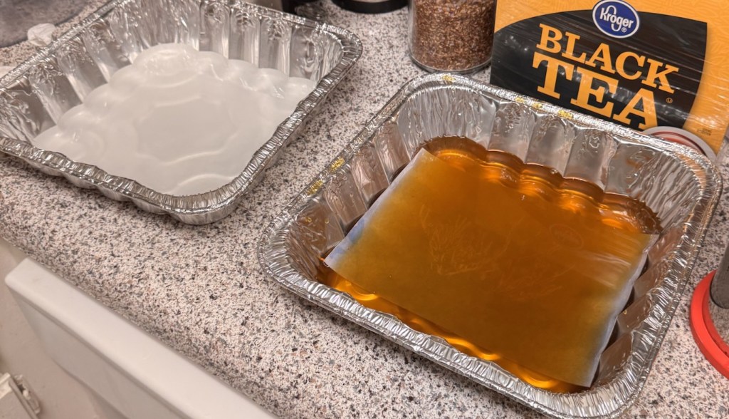 bleaching and toning baths